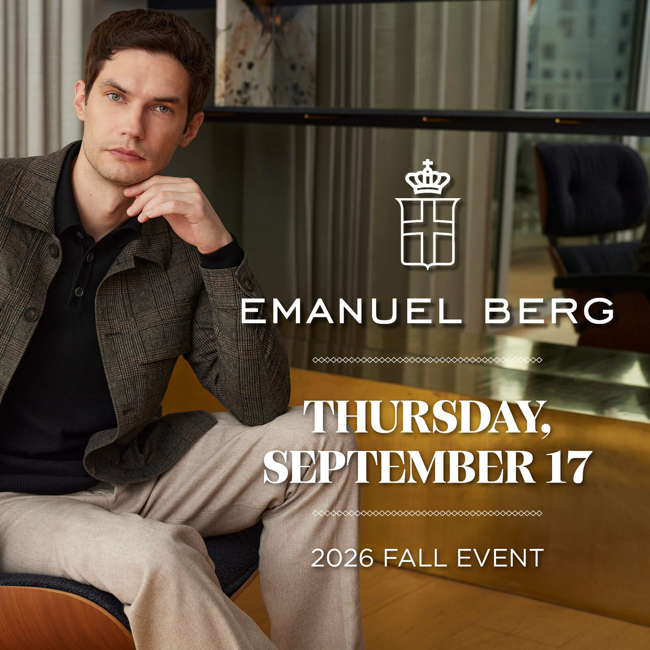 2026 Fall Events
Emanuel Berg
Thursday, September 17