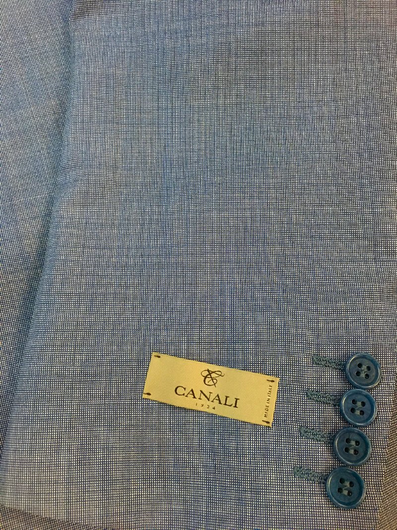 Canali blue suit